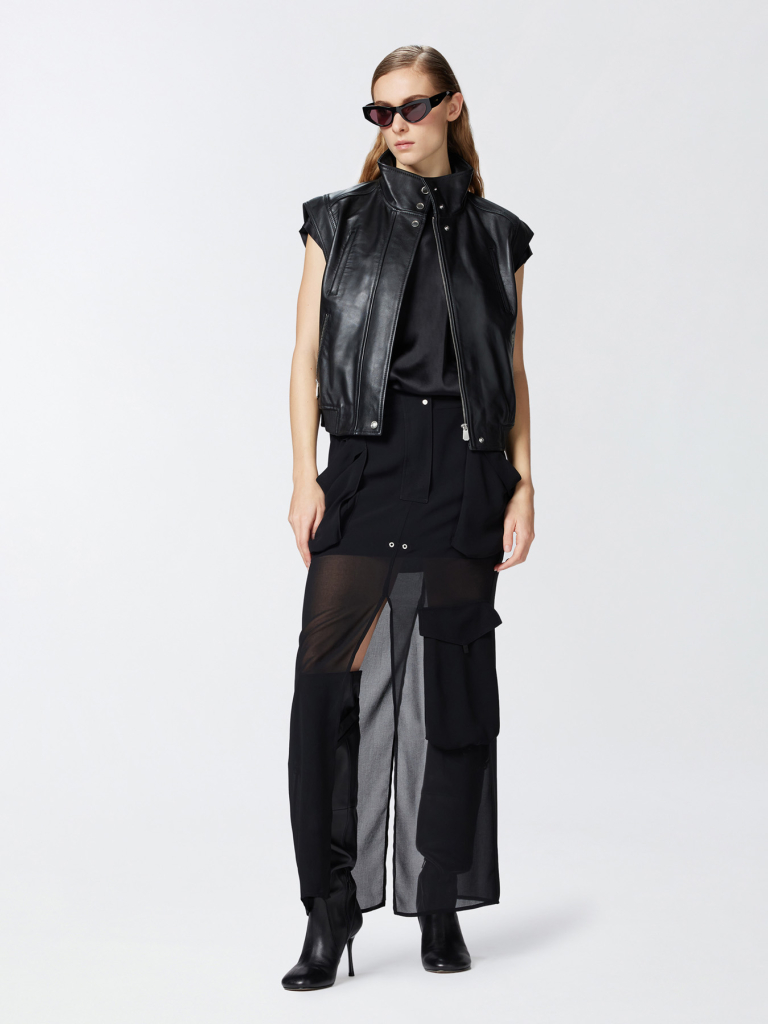 PINKO GEORGETTE suknja