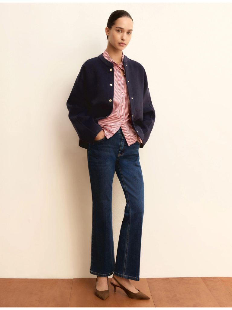 MARELLA EMMSLIMFLARE farmerke