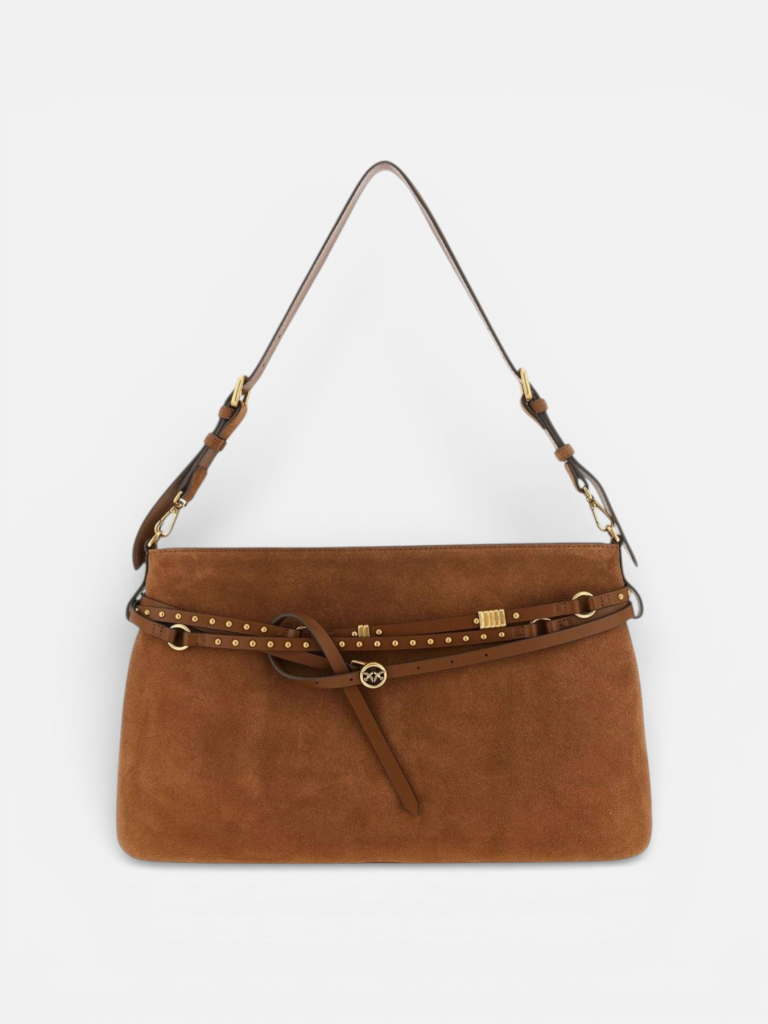 PINKO BELT BIG SUEDE tašna