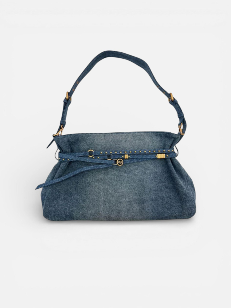 PINKO BELT BIG DENIM tašna