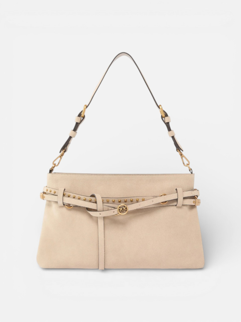 PINKO BELT CLASSIC SUEDE tašna