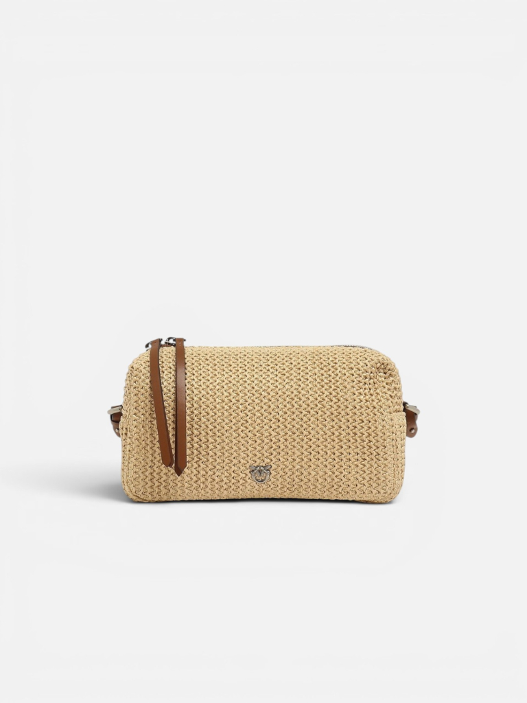 PINKO BAULETTO TRITTICO RAFIA tašna